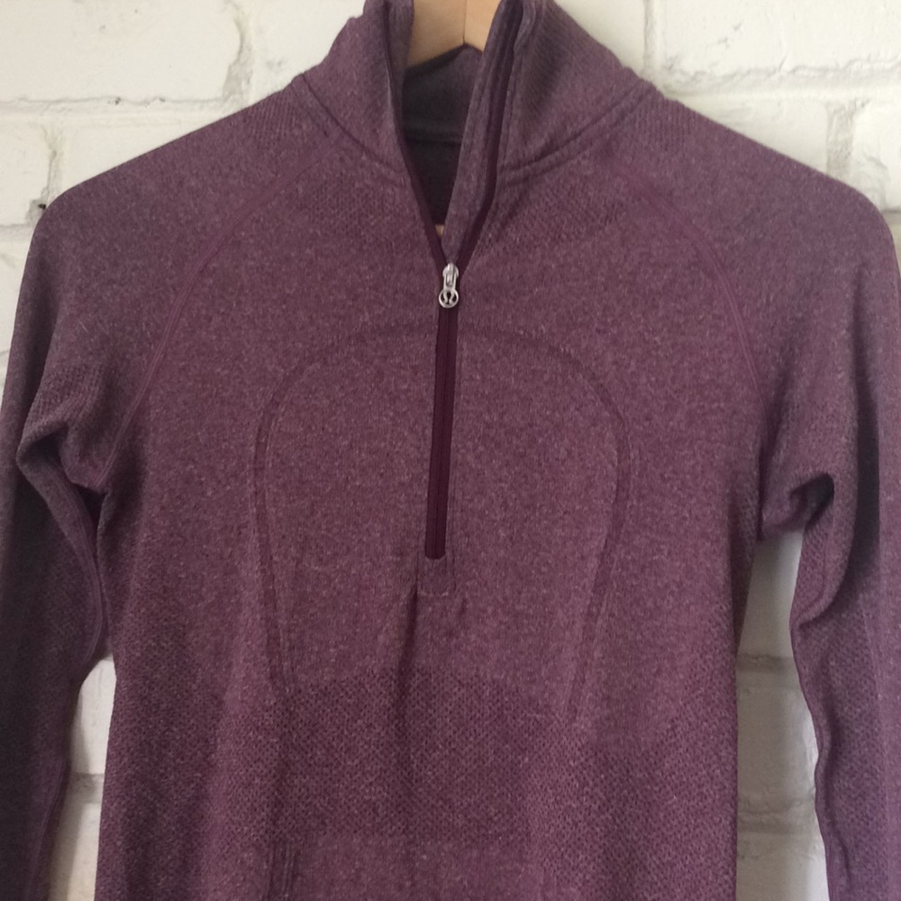 Lululemon long sleeve swiftly. Plum.